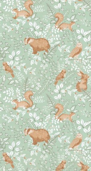 Caselio Autour Du Monde ADM103547023 - Groen Behang