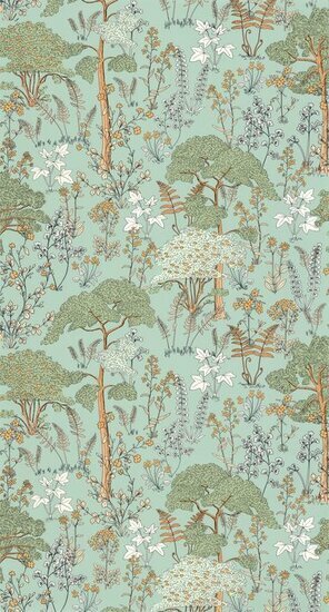 Caselio Autour Du Monde ADM103557007 - Groen Behang