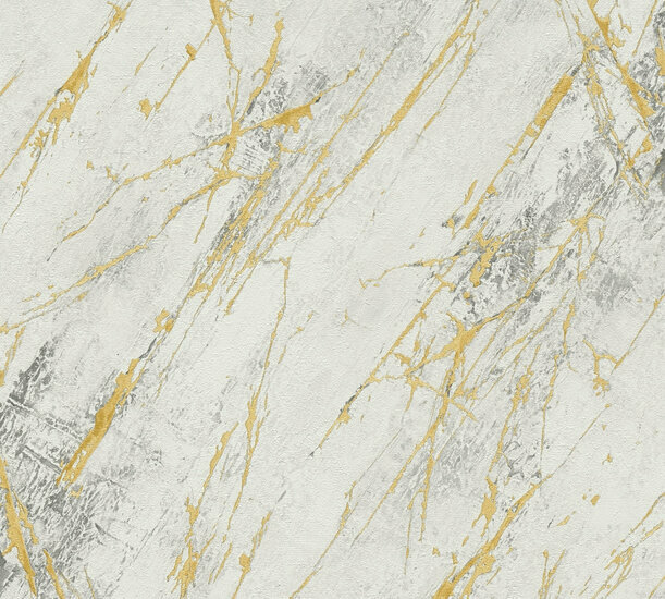 AS Creation Battle of Style 38817-3 - 388173 Wit / Grijs/goud Behang