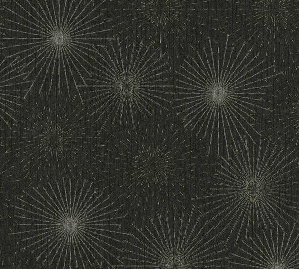 AS Creation Battle of Style 38818-1 - 388181 Zwart / Goud Behang