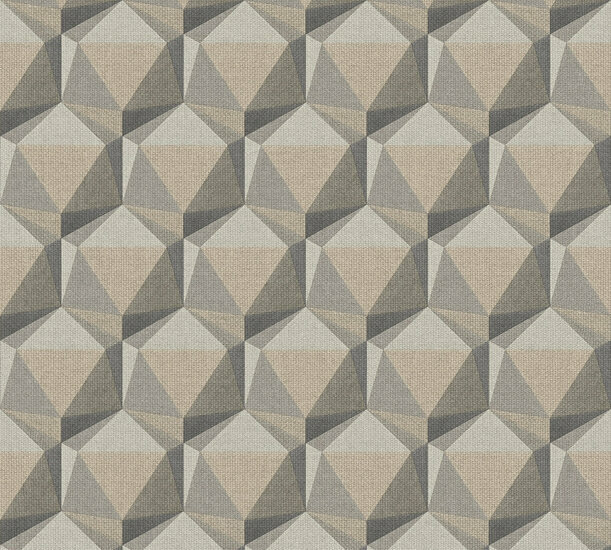 AS Creation Nara 38748-1 - 387481 Beige / Grijs Behang