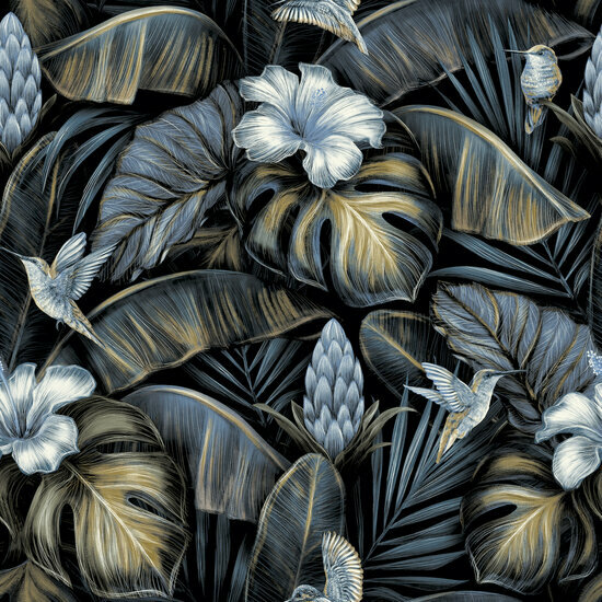 HookedOnWalls Leopard Walk 15302 Behang