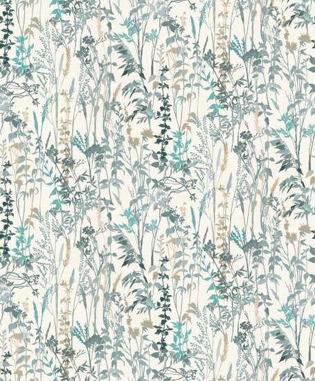 Dutch Wall Decor Daphne CC100218 Blauw / Groen Behang
