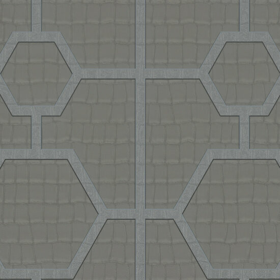 Dutch Wall Decor Philipp Plein Z80026 Grijs / Taupe Behang