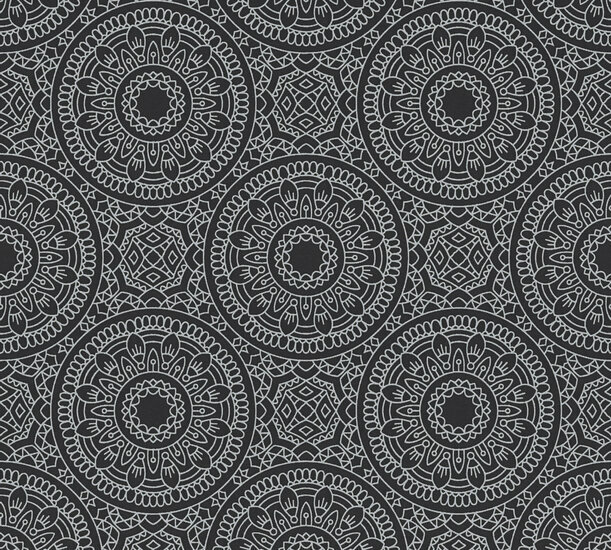 AS Creation Profitex 2022 38968-1 - 389681 Zwart / Zilver Behang