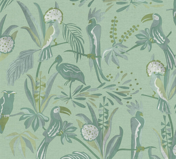 AS Creation House of Turnowsky 38898-2 - 388982 Groen / Wit Behang