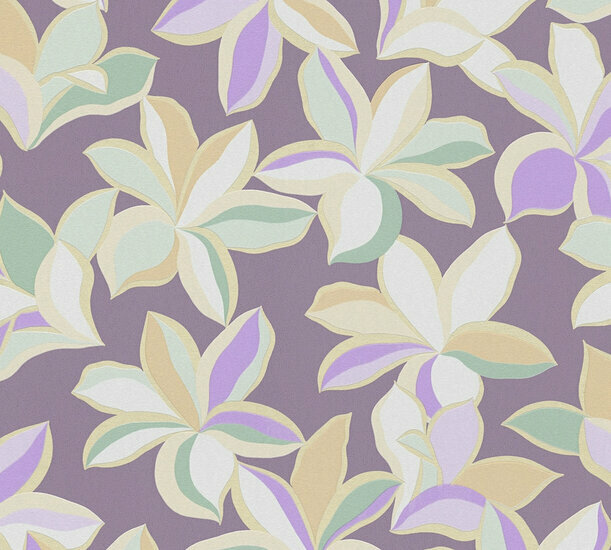 AS Creation House of Turnowsky 38908-2 - 389082 Paars / Oranje Behang