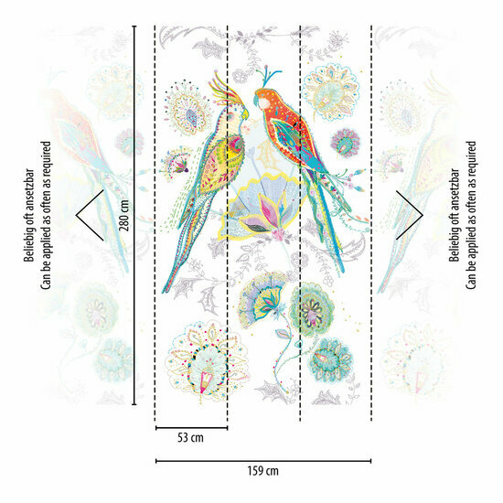 AS Creation House of Turnowsky 38911-1 - 389111 Wit / Bont Behang