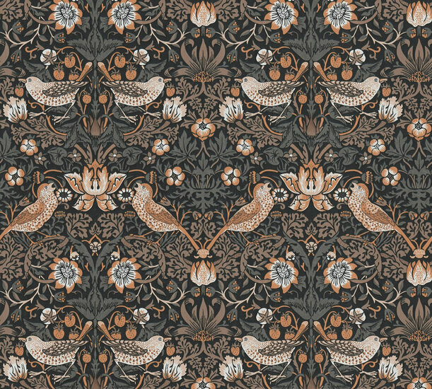 AS Creation Art of Eden 39056-3 - 390563 Oranje / Zwart Behang