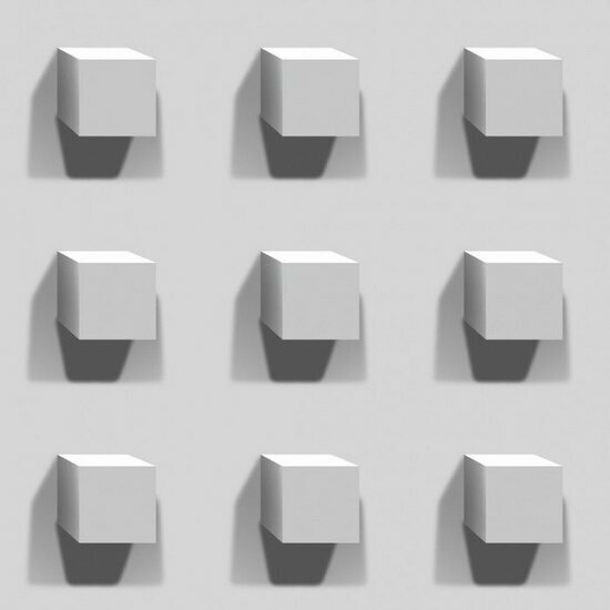 Kinetic Virtual 3D Retro design behang J45409 Behang