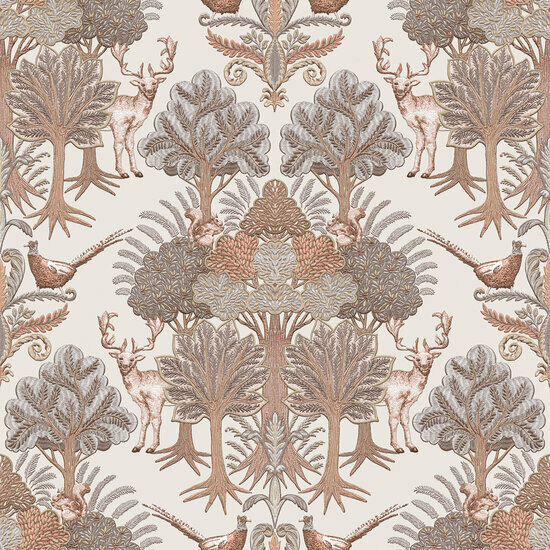 Dutch Wallcoverings Tapestry TP422301 Nordic Deer Forest Beige Behang