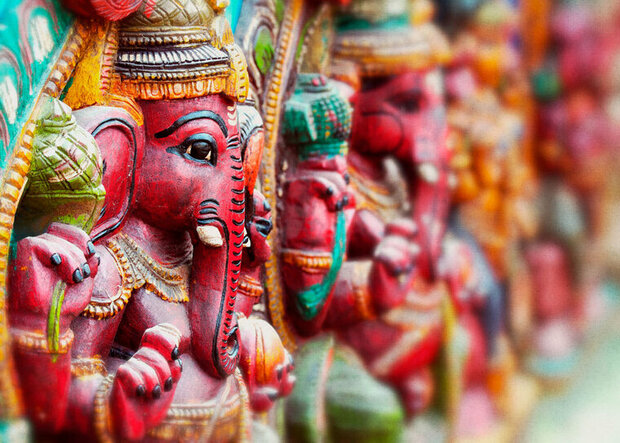 Rasch Indian Styles - 363494 Roze Behang