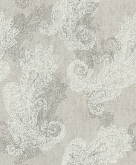 Rasch Indian Styles - 746426 Grijs Behang