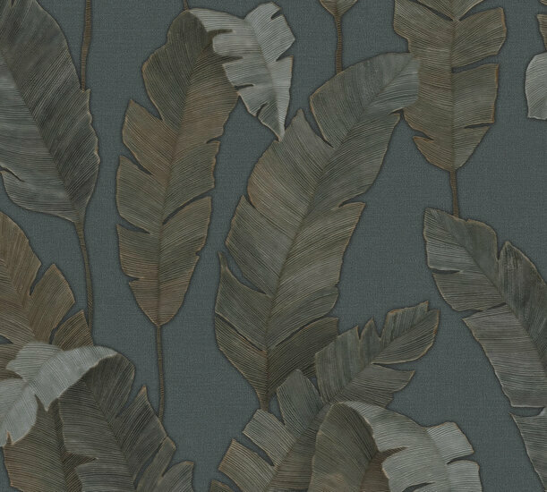 AS Creation Metropolitan Stories 3 - 39218-3 - 392183 Petrol / Groen Behang