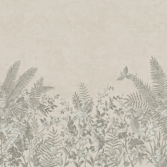 Arte Birds of Paradise BARRABAND&#039;S GARDEN - PANORAMIQUE BOP702 Behang