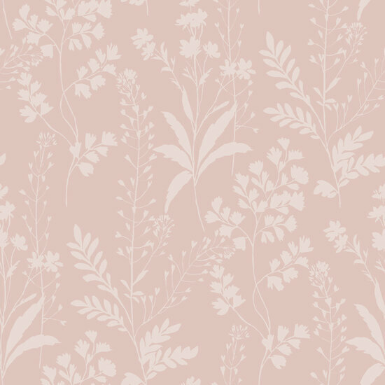 Dutch Wallcoverings Botanique M528-13 / M52813 roze Behang