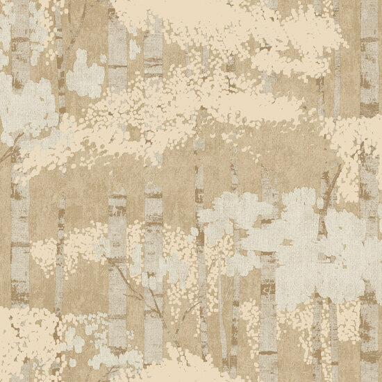 Dutch Wallcoverings Ciara A62702 beige - goud Behang