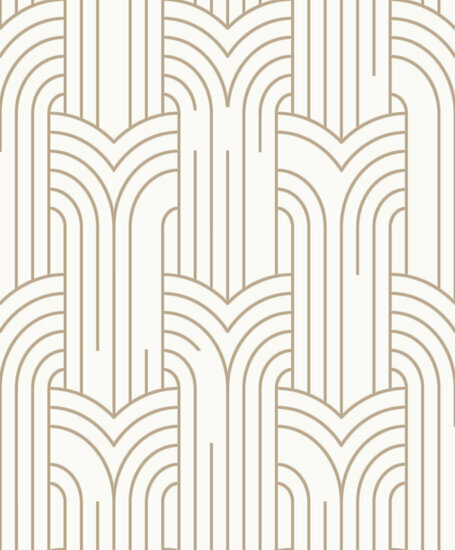 Dutch Wallcoverings Elegance M421-02 wit - goud Behang