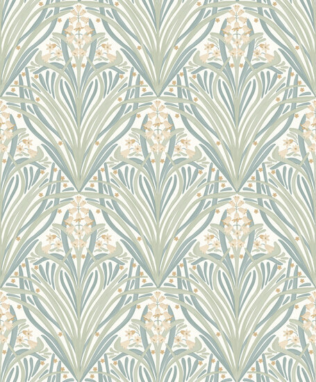 Dutch Wallcoverings Elegance M661-24 lichtgroen Behang