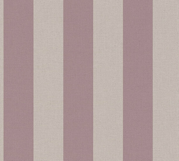 AS Creation Natural Living - 38665-4 - 386654 Paars / Grijs Behang