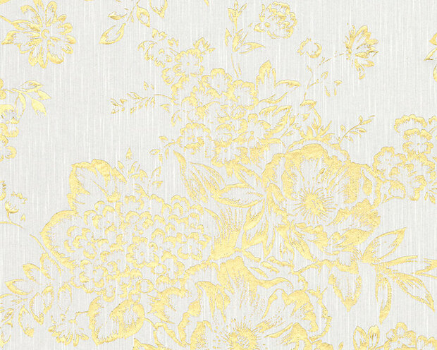 AS Creation AP Finest - 30657-1 - 306571 Goud - Goud / Wit Behang