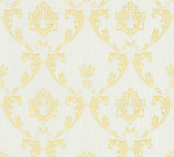 AS Creation AP Finest - 30658-1 - 306581 Goud - Goud / Wit Behang