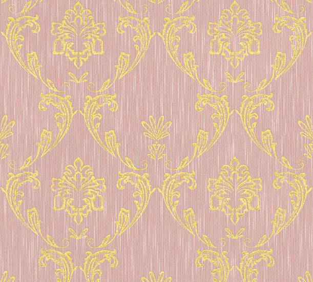 AS Creation AP Finest - 30658-5 - 306585 Goud - Goud / Roze Behang