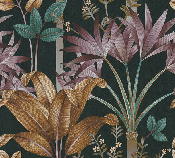 AS Creation AP Arcade - 39172-1 - 391721 Bont / Multicolour / Zwart Behang