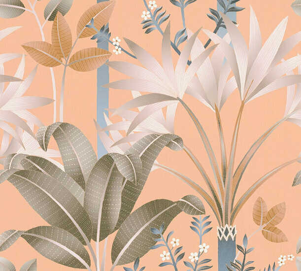 AS Creation AP Arcade - 39172-2 - 391722 Bont / Multicolour / Oranje Behang