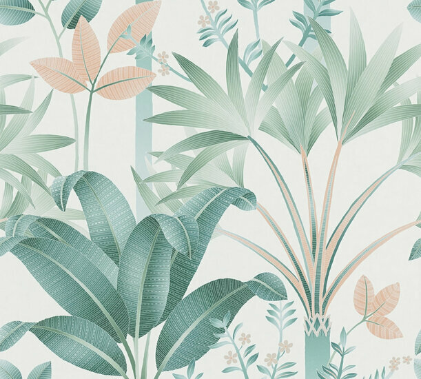 AS Creation AP Arcade - 39172-3 - 391723 Bont / Multicolour / Groen Behang