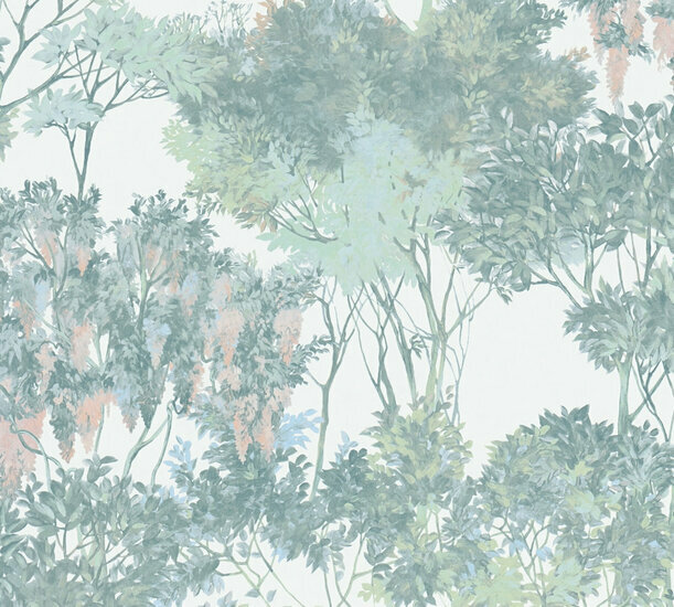 AS Creation AP Arcade - 39173-3 - 391733 Bont / Multicolour / Groen Behang