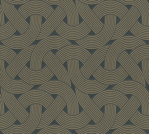 AS Creation AP Arcade - 39175-1 - 391751 Zwart / Goud Behang