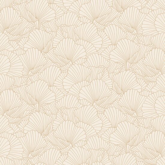 Esta Home To the Moon and Back 139491 - Terracotta - Beige Behang