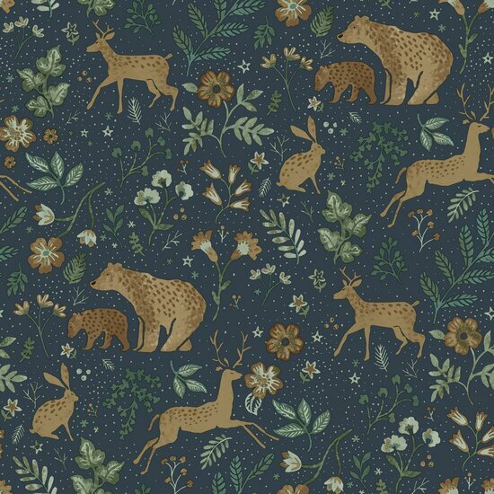 Esta Home To the Moon and Back 139588 - Blauw Behang