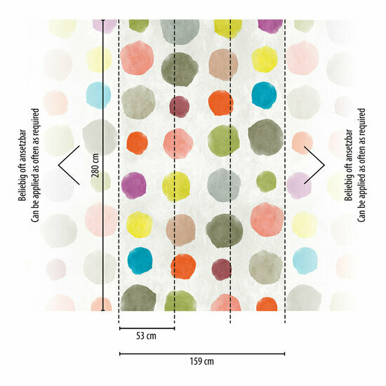 AS Creation The Wall Multicolor - 38294-1 - 382941 - Multicolour / Roze Behang