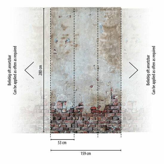 AS Creation The Wall Grijs - 38336-1 - 383361 - Grijs / Rood Behang