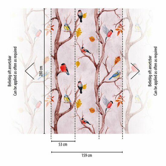 AS Creation The Wall Roze - 38230-1 - 382301 - Roze / Bruin Behang