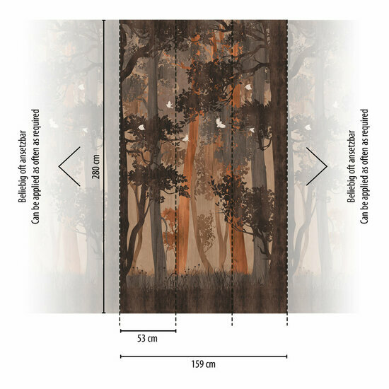 AS Creation The Wall Travel Styles Bruin - 39237-1 - 392371 - Bruin / Beige Behang