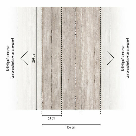 AS Creation The Wall Travel Styles Grijs - 39257-1 - 392571 / Creme Behang