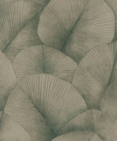 Noordwand Kumano 34513 Metallic - Groen Behang