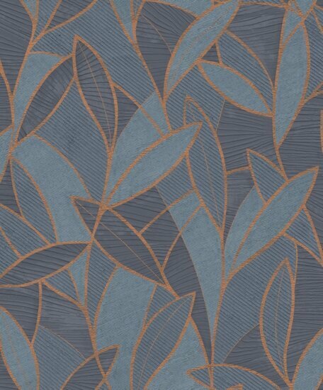 Noordwand Allure AL26232 Blauw - Metallic Behang