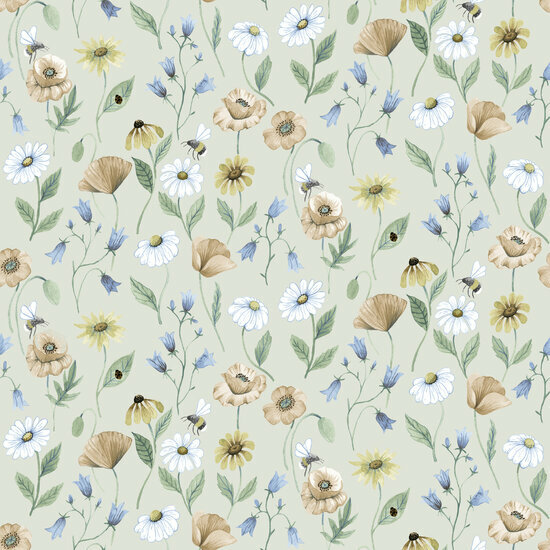 Dutch First Class Midbec Rosenlycka Multi FC43103 Behang