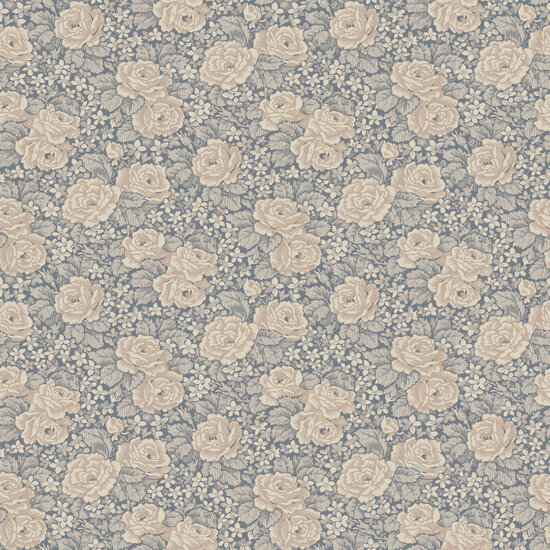 Dutch First Class Midbec Rosenlycka Blauw/beige FC43106 Behang
