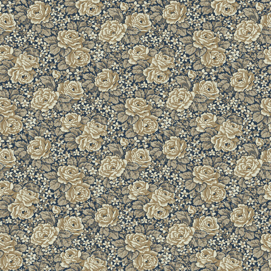 Dutch First Class Midbec Rosenlycka Blauw/oker FC43107 Behang