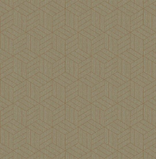 Dutch First Class Euphorie Beige/koper EF1003 Behang