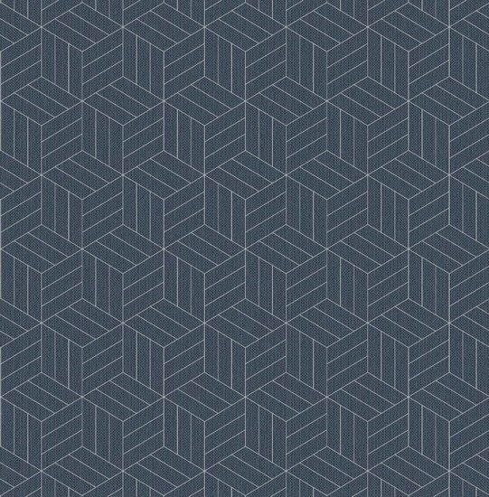 Dutch First Class Euphorie Blauw/zilver EF1101 Behang