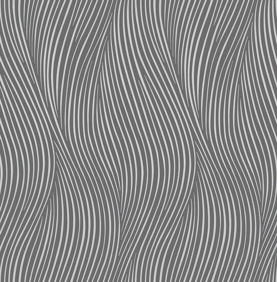 Dutch First Class Thom grijs/zilver TH9604 Behang