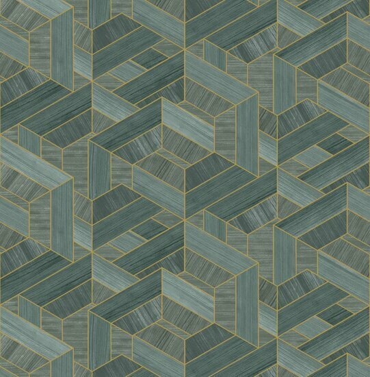 Dutch First Class Etre groen ET306 Behang