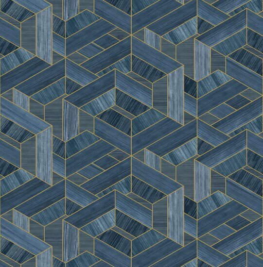 Dutch First Class Etre blauw ET307 Behang