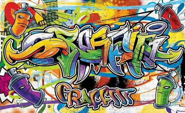 FBK Graffiti Fotobehang 1400 Behang